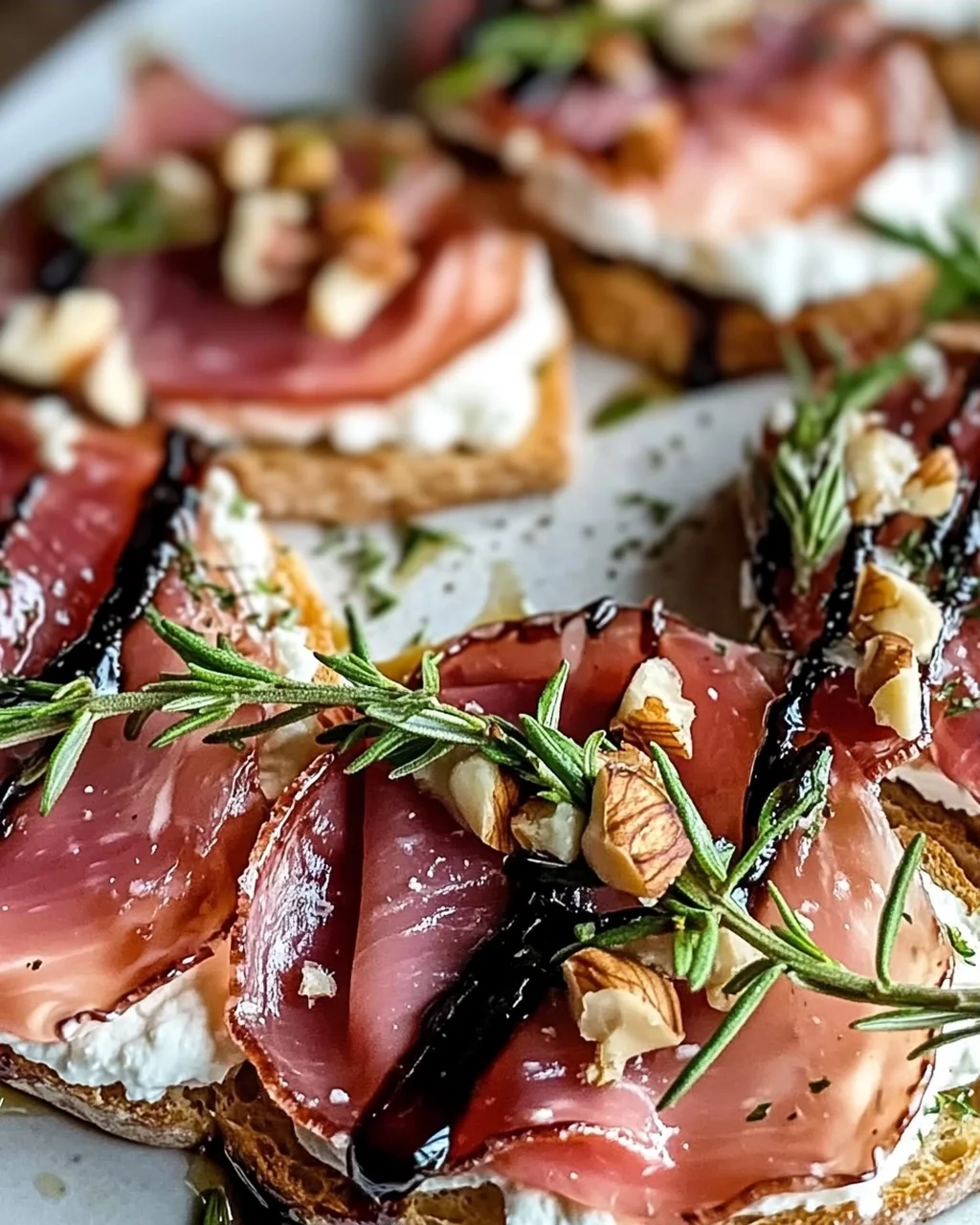 Schöne Prosciutto-Rose für festliche Anlässe