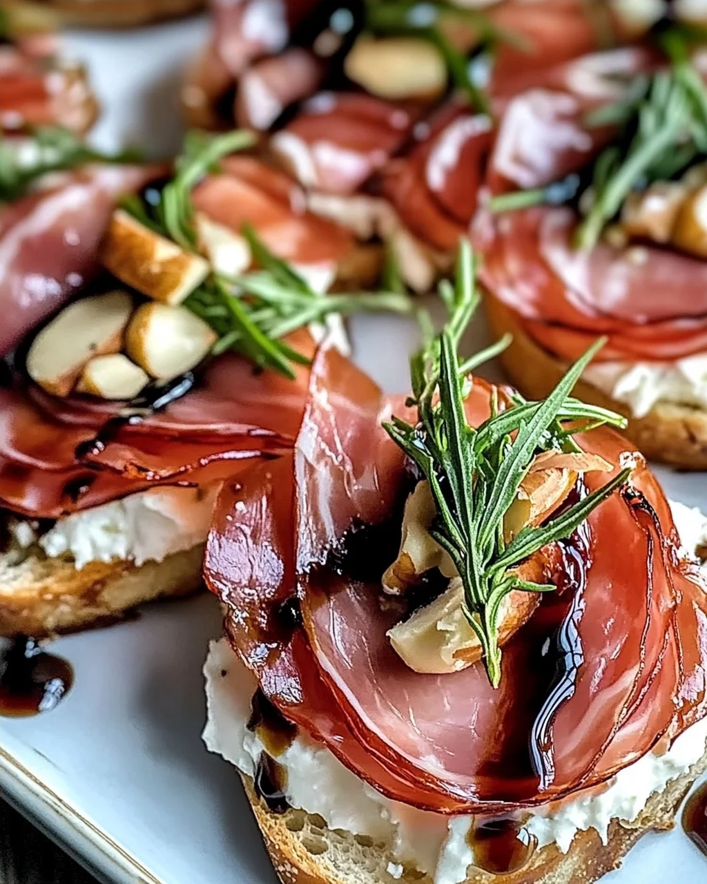 Schöne Prosciutto-Rose für festliche Anlässe