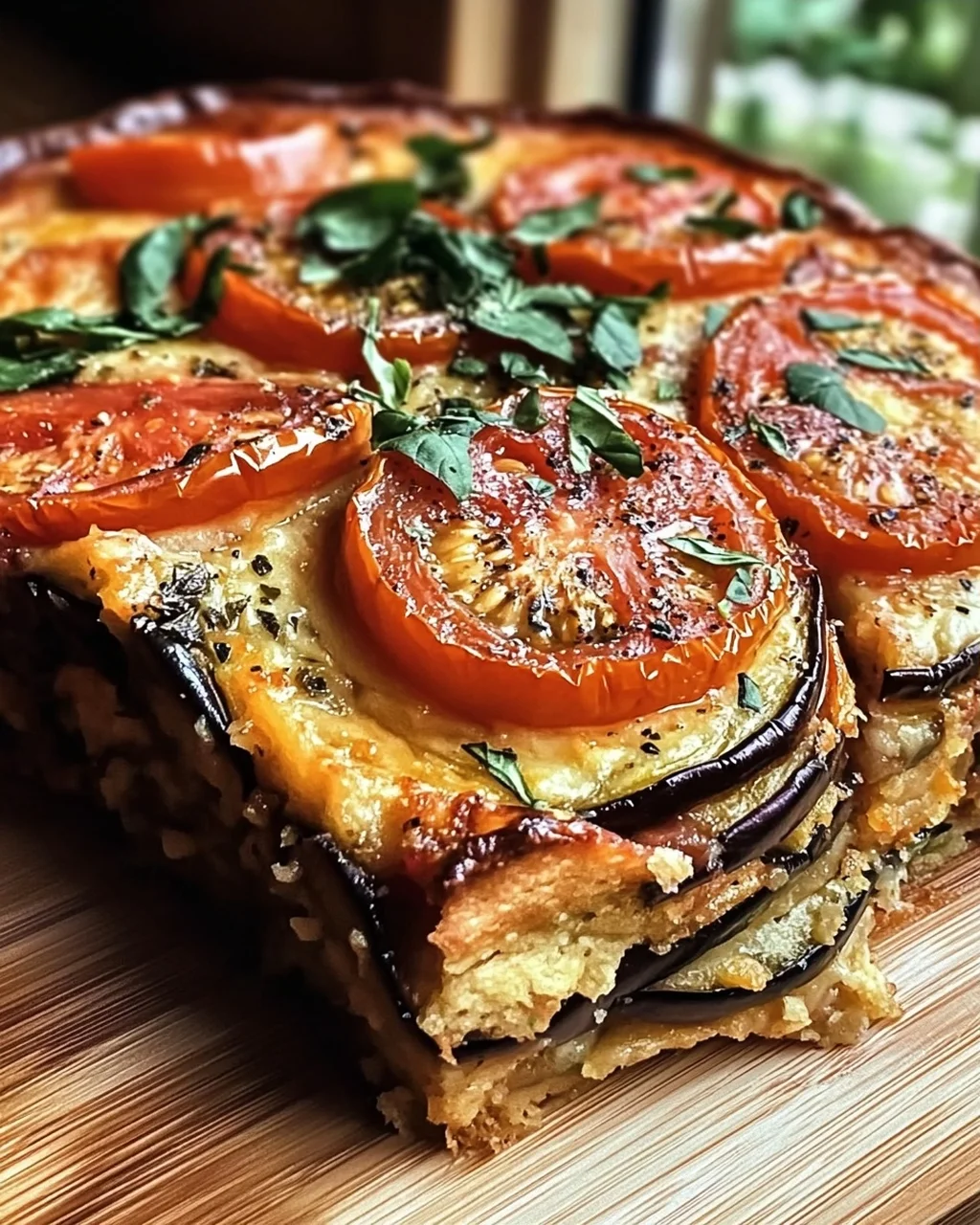 Sommer Tomaten und Auberginen Kuchen Rezept