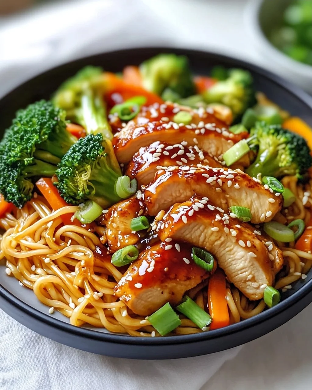 Sticky Garlic Chicken Noodles – Das ultimative Rezept!