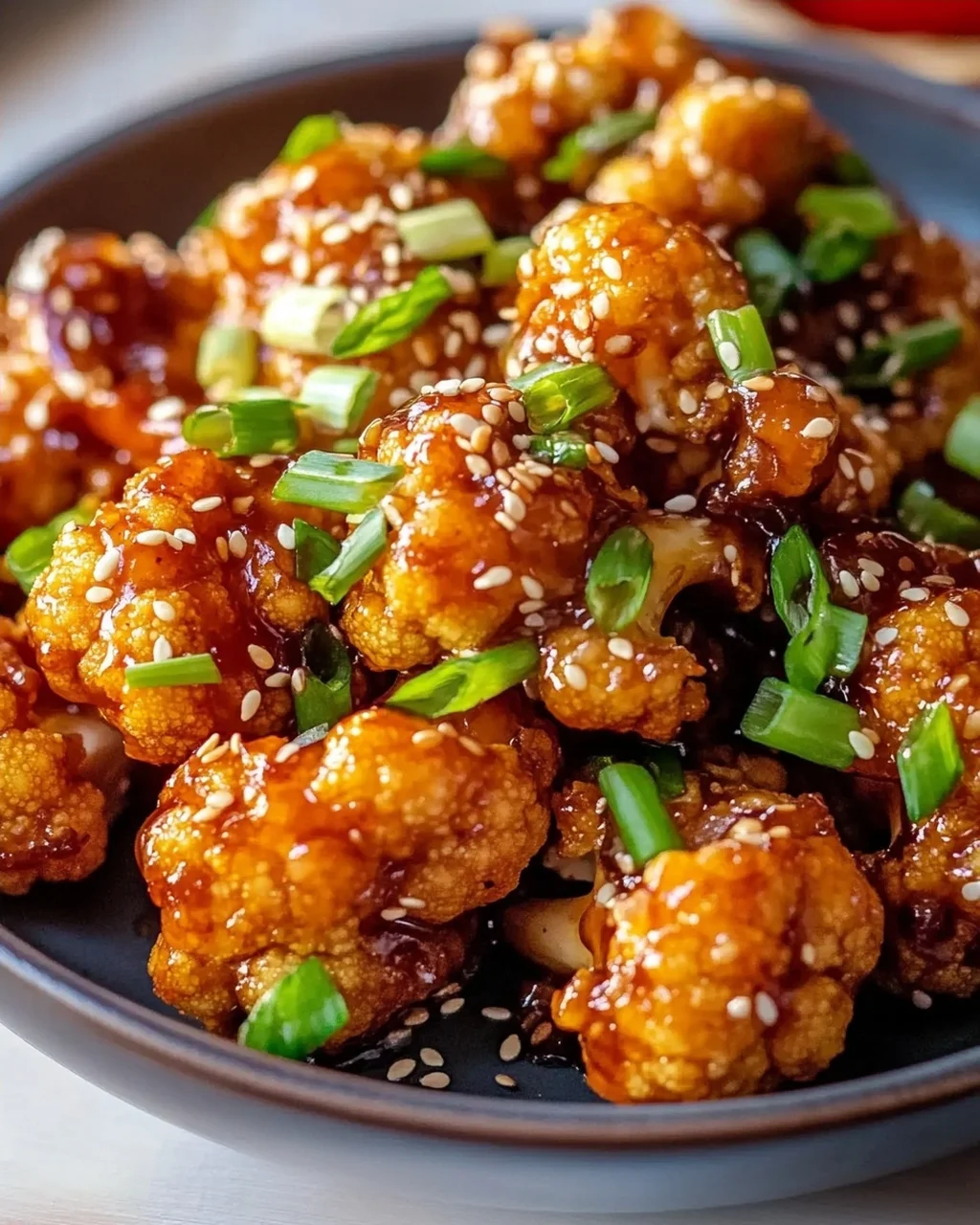 Sticky Sesame Cauliflower