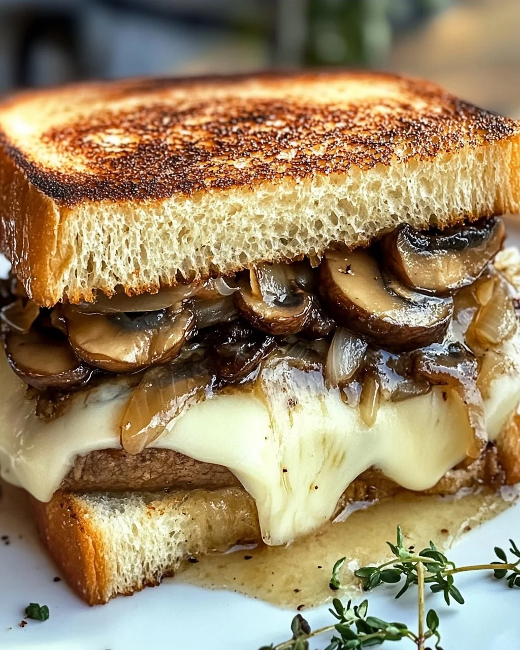 Swiss Mushroom Melt Sandwich: Das ultimative Rezept erleben!