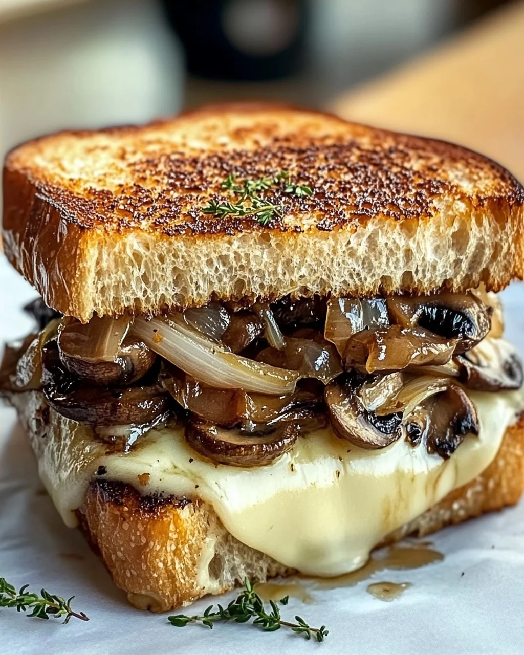 Swiss Mushroom Melt Sandwich: Das ultimative Rezept erleben!