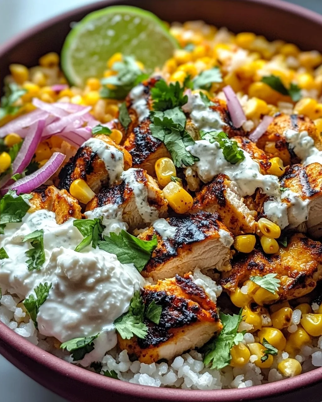 Tasty Street Corn Chicken Bowl