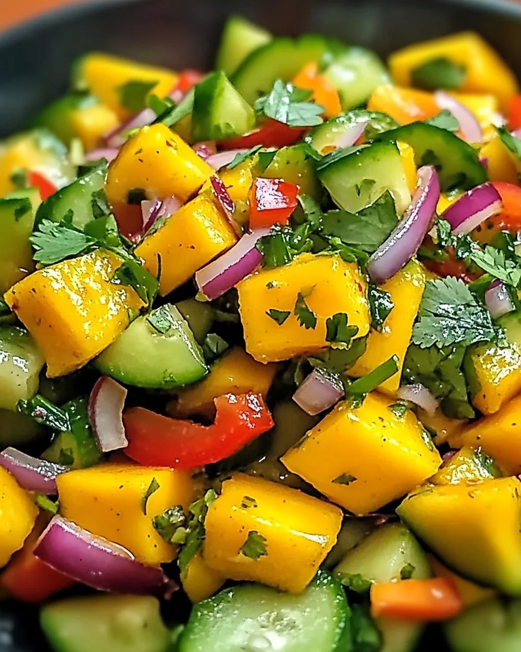 Thai-Mango-Gurken-Salat für erfrischende Genussmomente