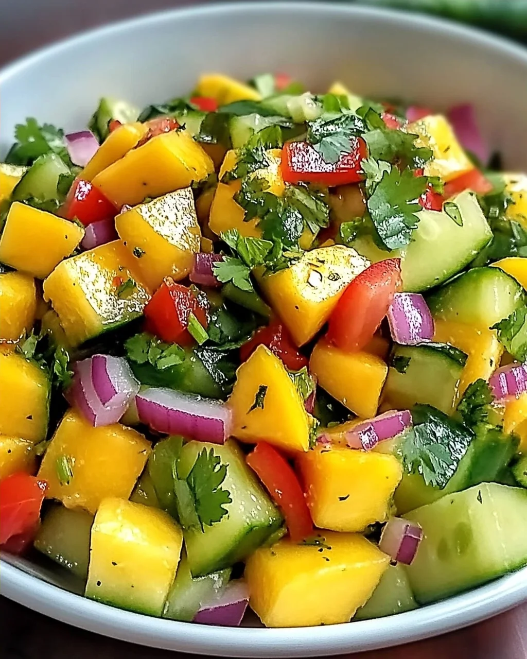 Thai-Mango-Gurken-Salat für erfrischende Genussmomente