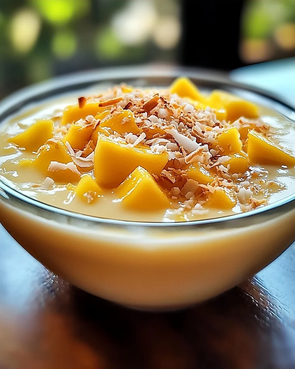 Thailändischer Kokosnuss-Pudding: Cremig und Lecker