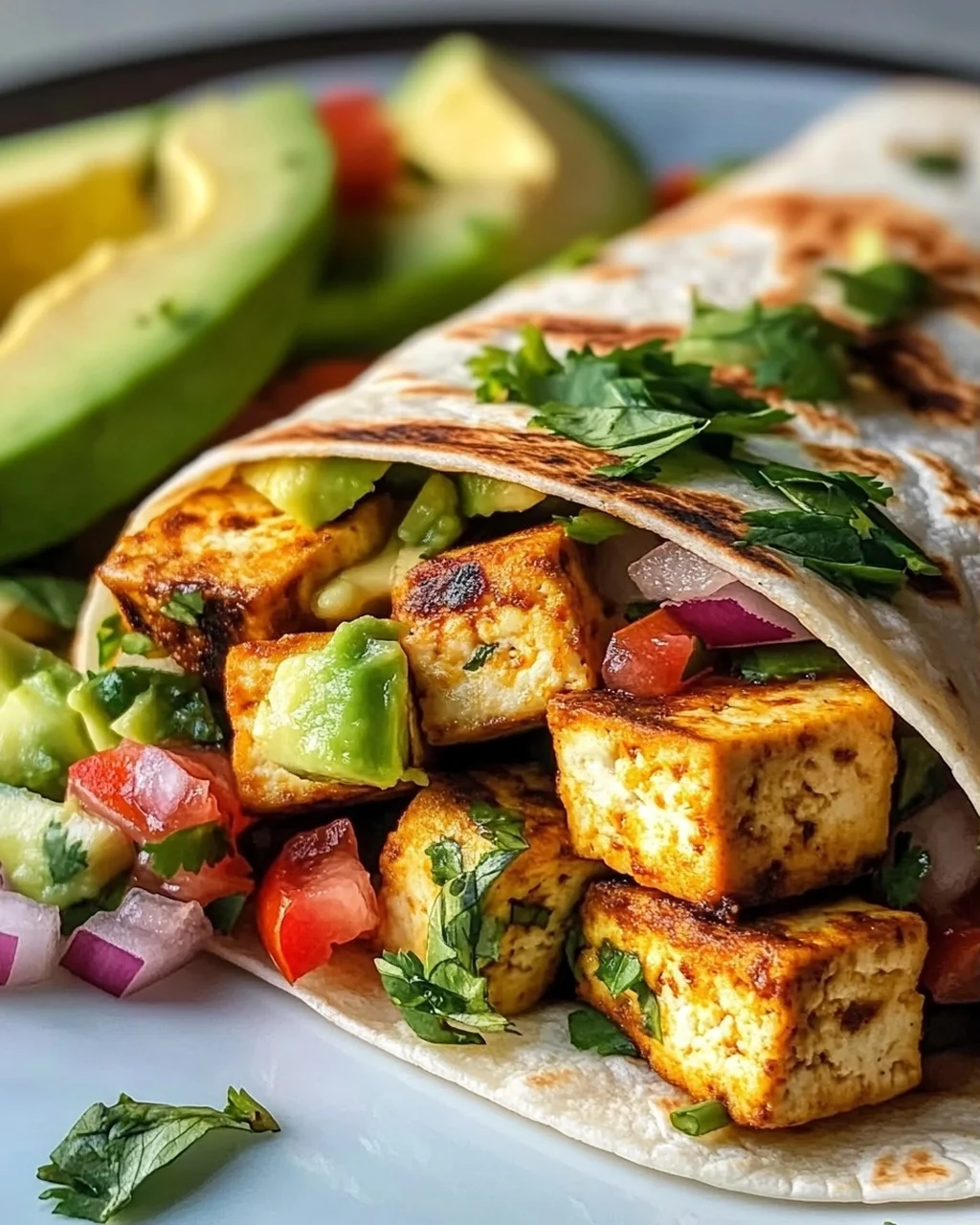 Tofu Wraps mit Avocado & Salsa – Frisch, Leicht & Lecker!
