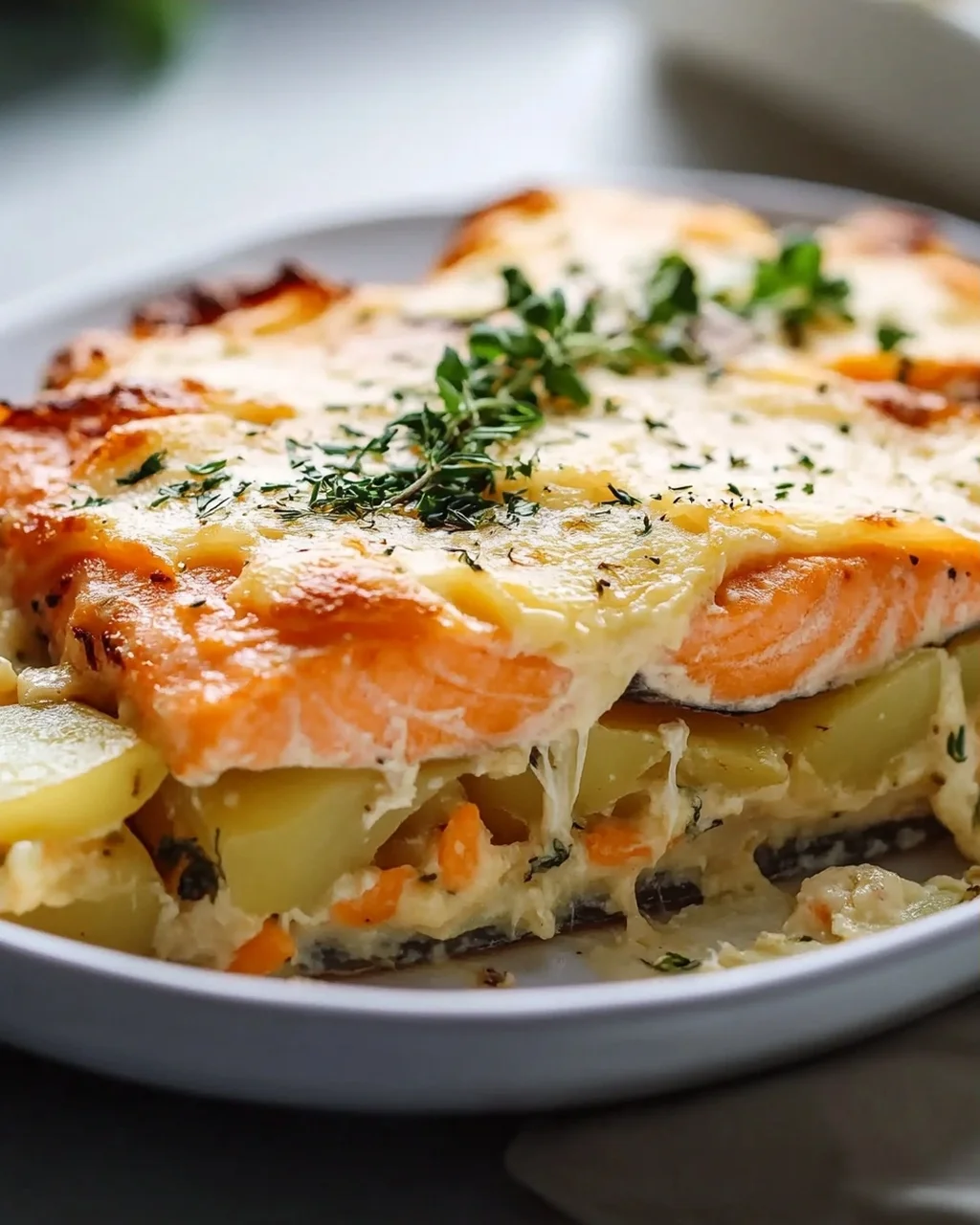 Zarter Lachs Auflauf mit Kartoffeln – Einfach und Lecker!