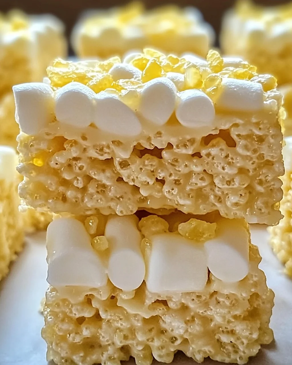 Zitronen Rice Krispy Leckerbissen für jeden Anlass