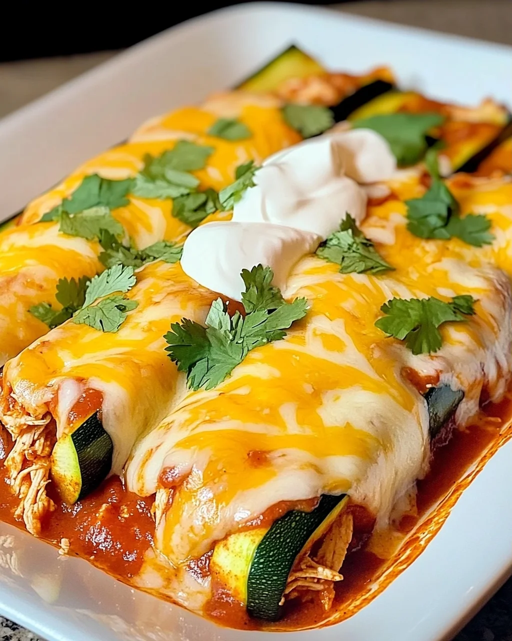 Zucchini-Enchiladas gesund und lecker genießen