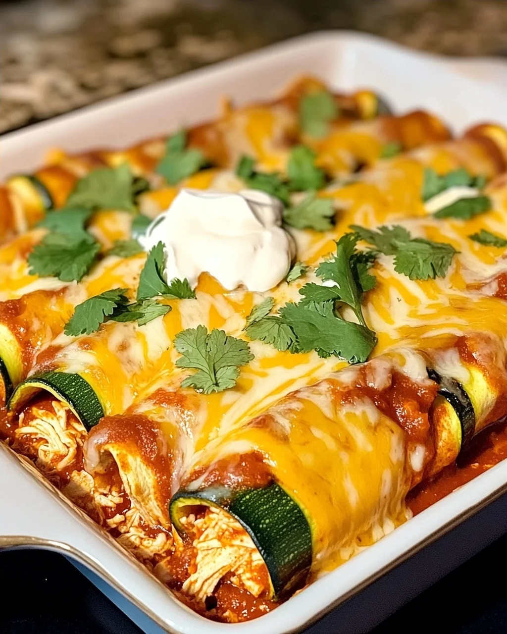 Zucchini-Enchiladas gesund und lecker genießen
